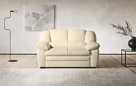 2-Sitzer COTTA "Casino", creme, B:159cm