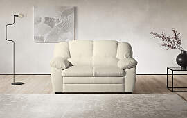 2-Sitzer COTTA "Casino", creme, B:159cm