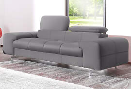 2-Sitzer COTTA "Chef", grau, B:196cm