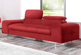 2-Sitzer COTTA "Chef", rot, B:196cm