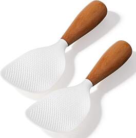 2 STK 21cm Silikon Reislöffel klein Stehender