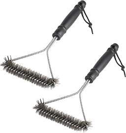 2 STK 360° Dreieckige Edelstahl-Reinigungsbürste 