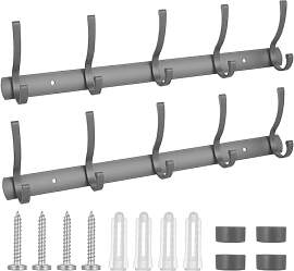 2 Stk Kleiderhaken Wandgarderobe,Kleiderhaken