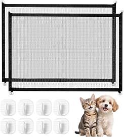 2 Stück Absperrgitter Hund, Türgitter Hunde,