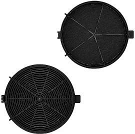 2 Stück Aktivkohlefilter Ø 132 mm für