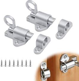 2 Stück Automatische Türriegel Federriegel