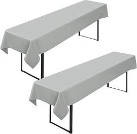 2 Stück Biertisch Tischdecke,für 50-70 cm