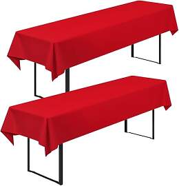 2 Stück Biertisch Tischdecke Universal für 50cm