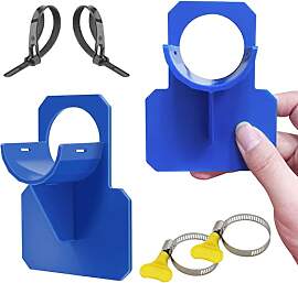 2 Stück Blau Pool Schlauchhalter,Schwimmbad