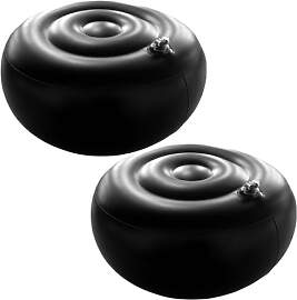 2 Stück Campinghocker Aufblasbarer Hocker, 56 x