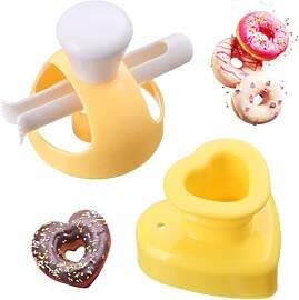 2 Stück Donut-Formen Mit Dip-Zange, Hohle