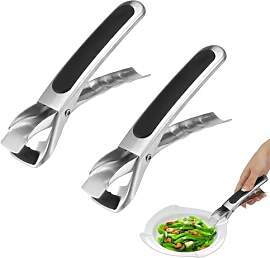 2 Stück Edelstahl Greifer für HeißLuftfritteuse 