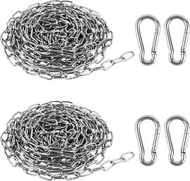 2 Stück Edelstahlkette Meterware, 1,5mm*10m