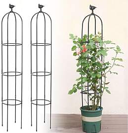 2 Stück Gartenspalier für Kletterpflanzen,