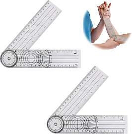 2 Stück Goniometer, 360° Winkelmesser,