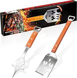 2 Stück Grillwerkzeug 8 in 1 Grill Zubehör