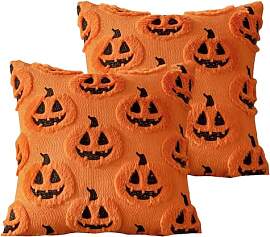 2 Stück Halloween SofaKissenbezüge, Halloween