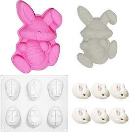 2 Stück Hase Kuchenform Silikon,