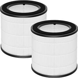 2 Stück HEPA-Ersatzfilter Kompatibel mit Philips