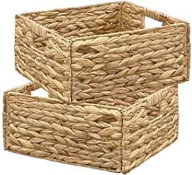 2Stück kallax einsatz Wasserhyazinthe körbe