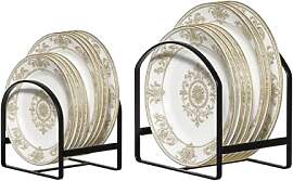 2 Stück Küchen-Tellerhalter für Schrank,