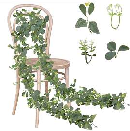 2 Stück Künstliche Eukalyptus Girlande, 1,8m