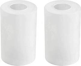 2 Stück Lampenschirm aus Glas, zylindrisch,
