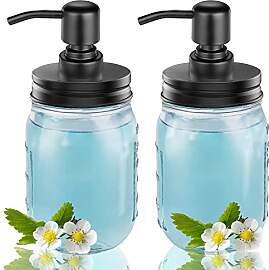 2 Stück Mason Jar Seifenspender – 480 ml