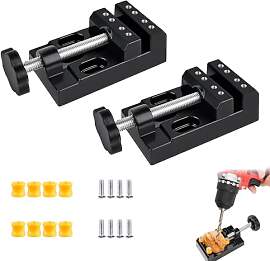 2 Stück Mini Schraubstock,Flat Mini