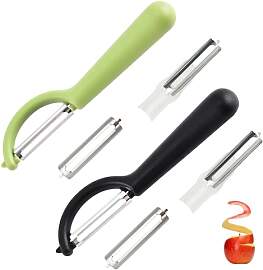 2 Stück P-Sparschäler für Tupper mit 4