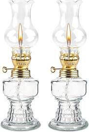 2 Stück Petroleumlampe für Innenräume,