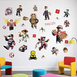 2 Stück Ro-blx Wandaufkleber Kinderzimmer