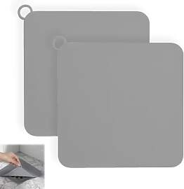 2 Stück Silikon Bodenablauf Abdeckung 20x20cm,