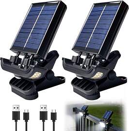 2 Stück Solarlampen Für Außen Mit