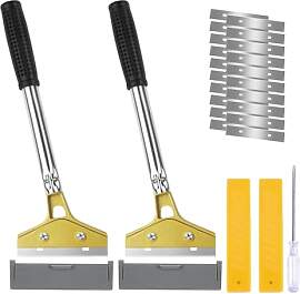 2 Stück Tapetenentferner,Tapetenkratzer Set mit