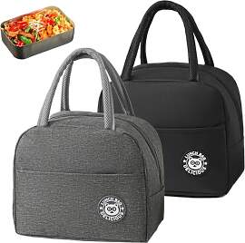 2 Stück Tragbare Lunchtasche Erwachsene,