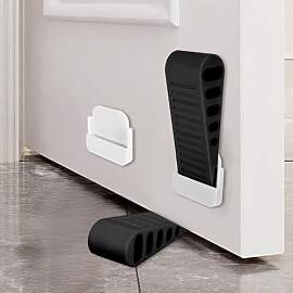 2 Stück Türstopper Boden mit Halterung,