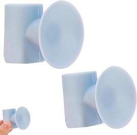 2 Stück Türstopper, Silikon-Saugnapf-Stopper,