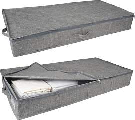 2 Stück Unterbett Aufbewahrungsbox,