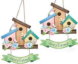 2 Stück Willkommensschild Garten
