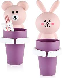 2 Stück Zahnbürstenhalter für Kinder,