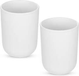 2 Stück Zahnputzbecher Kunststoff, Zahnbecher,