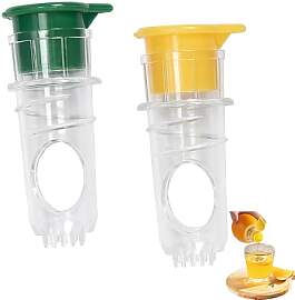 2 Stück Zitronenpresse Klein Set, Limettenpresse