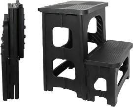 2 Stufen Tritthocker Klappbar Klapphocker mit