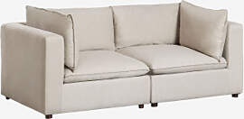 2-teiliges Modulares Sofa Im Estefan-stil Mit