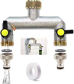 2 wege verteiler wasser 3/4 zoll, wasseranschluss