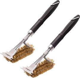 2X Grillfürst Premium Grillbürste mit Messing