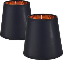 2x Lampenschirm Tischlampe E14 Rund Lampenschirme