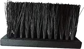 2 x quadratischer Bürstenkopf für Kamin, Feuer,