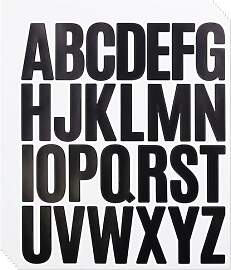 2 Zoll Buchstaben Aufkleber,208 Stücke